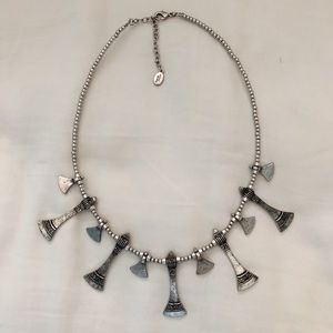 Silver necklace - handmade